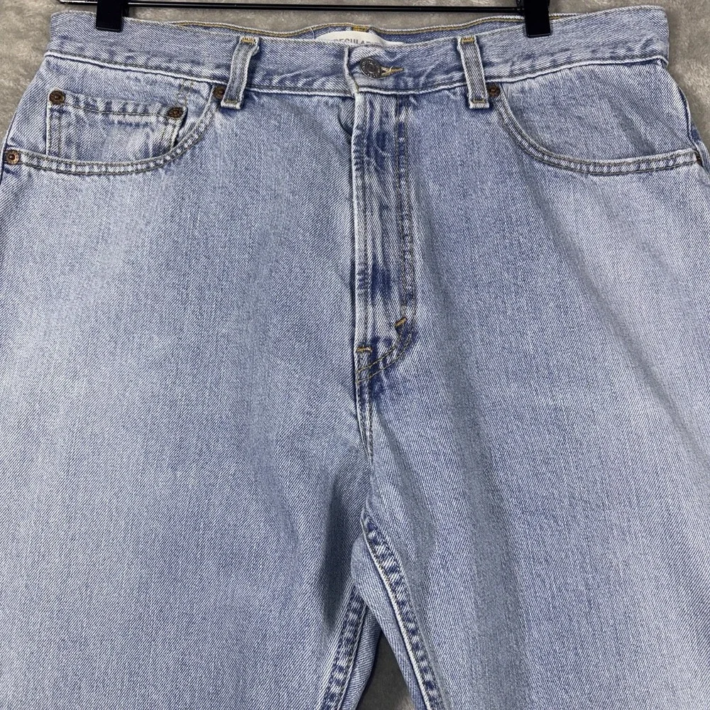 Vintage Levi's 505 Jeans Mens 35x33 Regular Fit Straight Leg 2000s Batwing‎ Y2K